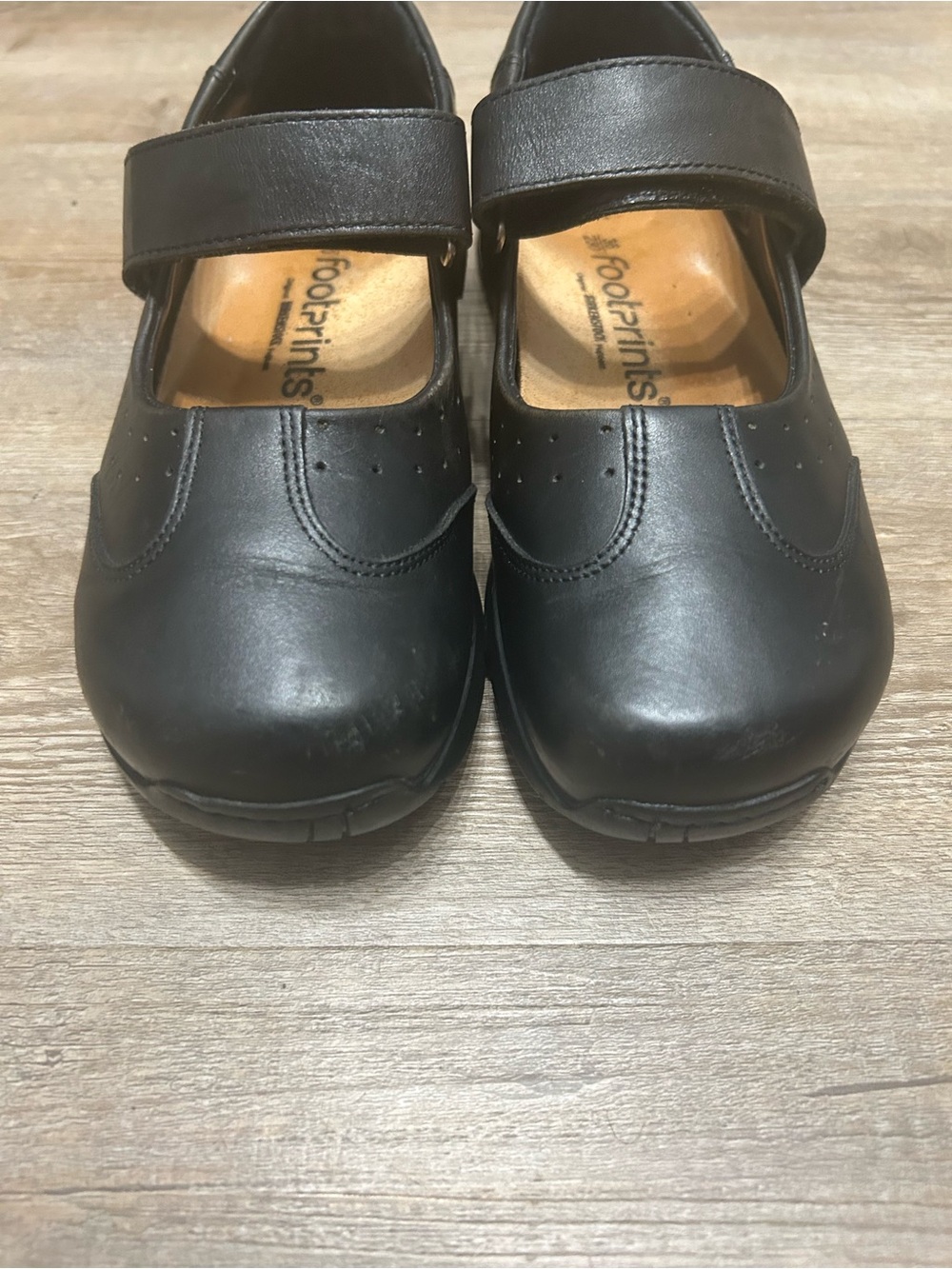 Footprints by Birkenstock Women’s Size 36 US 5-5.5 Black Leather Mary Jane Shoes - Picture 2 of 10